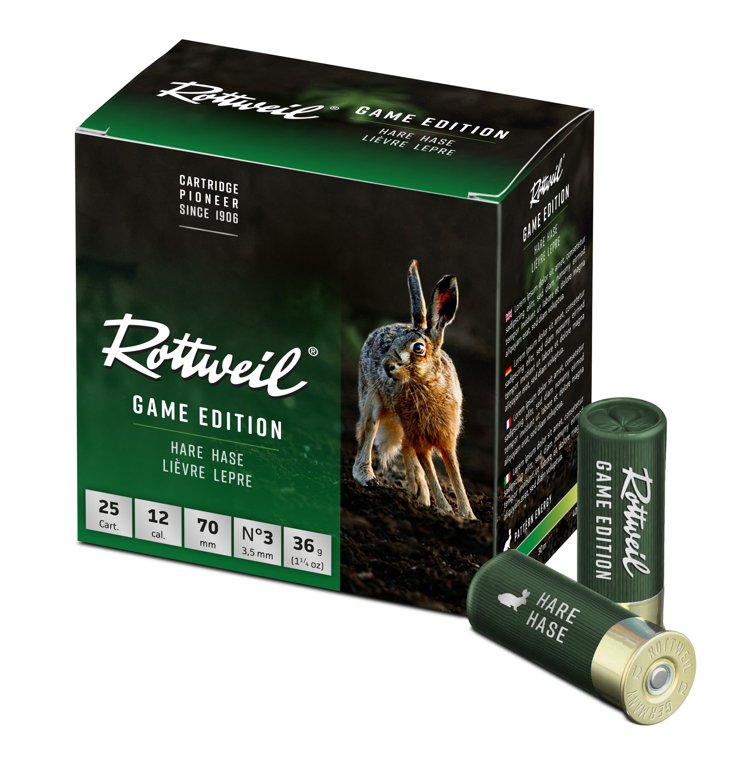 Rottweil 12/70 Game Hase 3 Rottweil 12/70 Game Hase 3