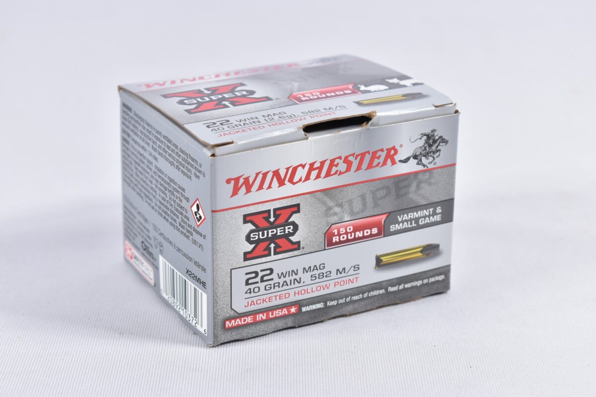 Winchester .22 WinMag X-Super JHP 40grs / 2 Winchester .22 WinMag X-Super JHP 40grs / 2