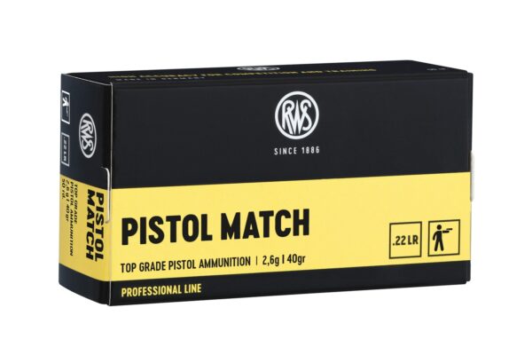 RWS .22 lr Pistol Match 40grs / 2