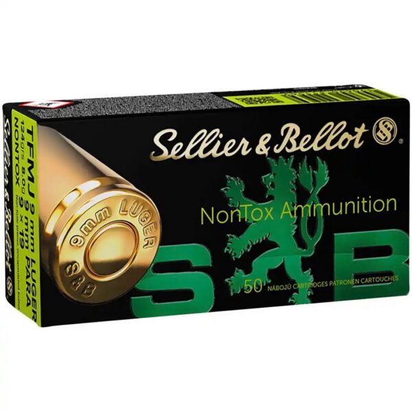 Sellier & Bellot 9mm Luger TFMJ NON-TOX 124grs / 8