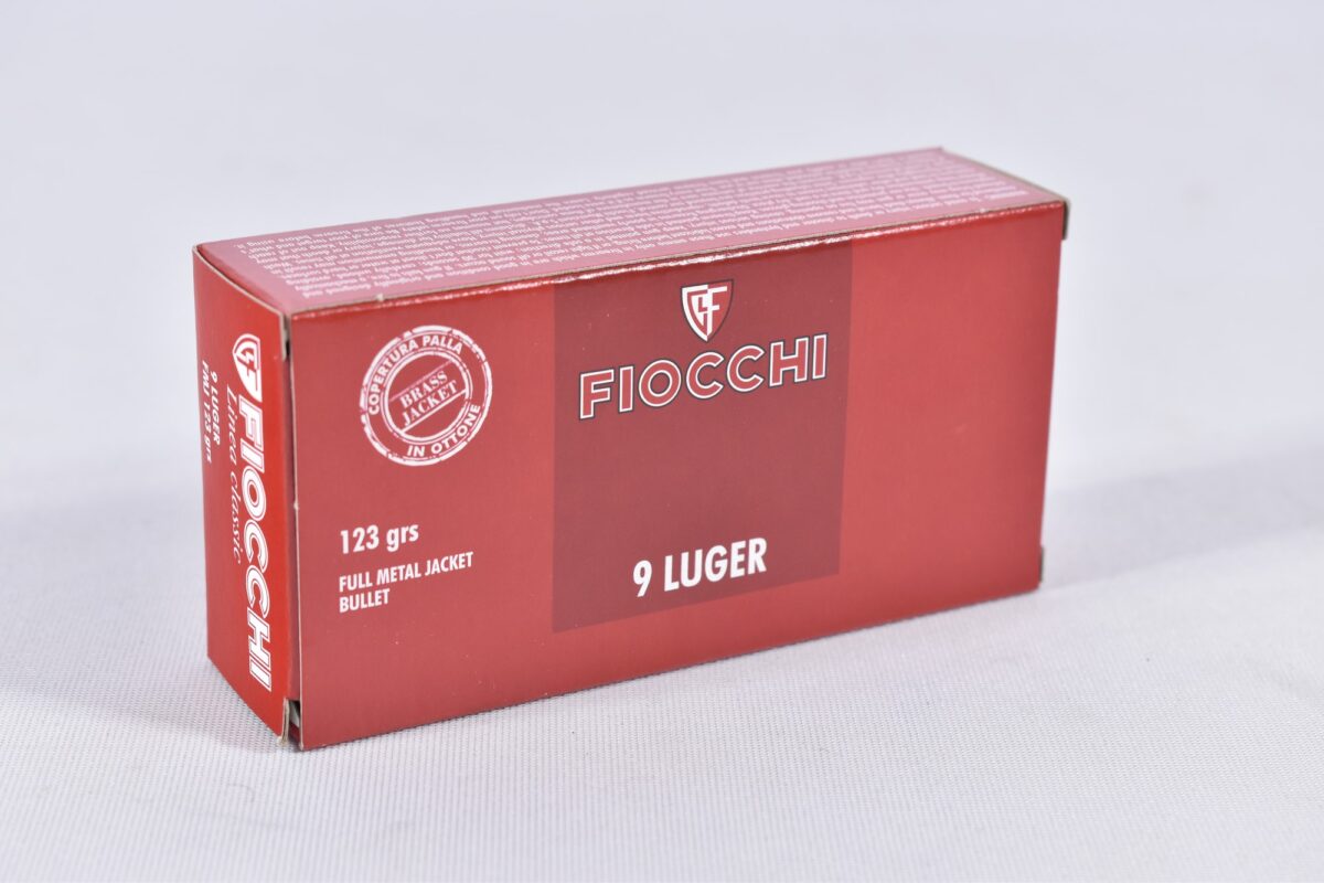 Fiocchi 9mm Luger FMJ 123grs / 8 Fiocchi 9mm Luger FMJ 123grs / 8