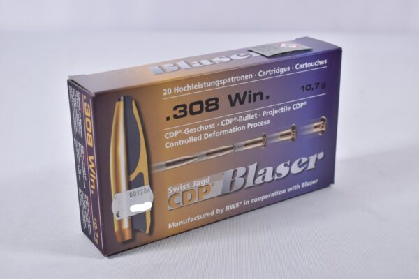 Blaser .308 Win CDP 165grs / 10