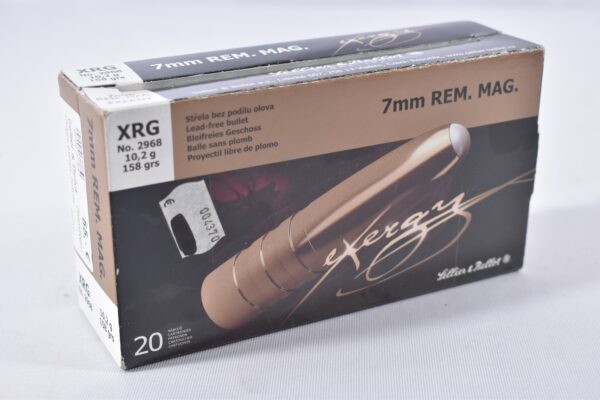 Sellier & Bellot 7mm RemMag exergy 158grs / 10