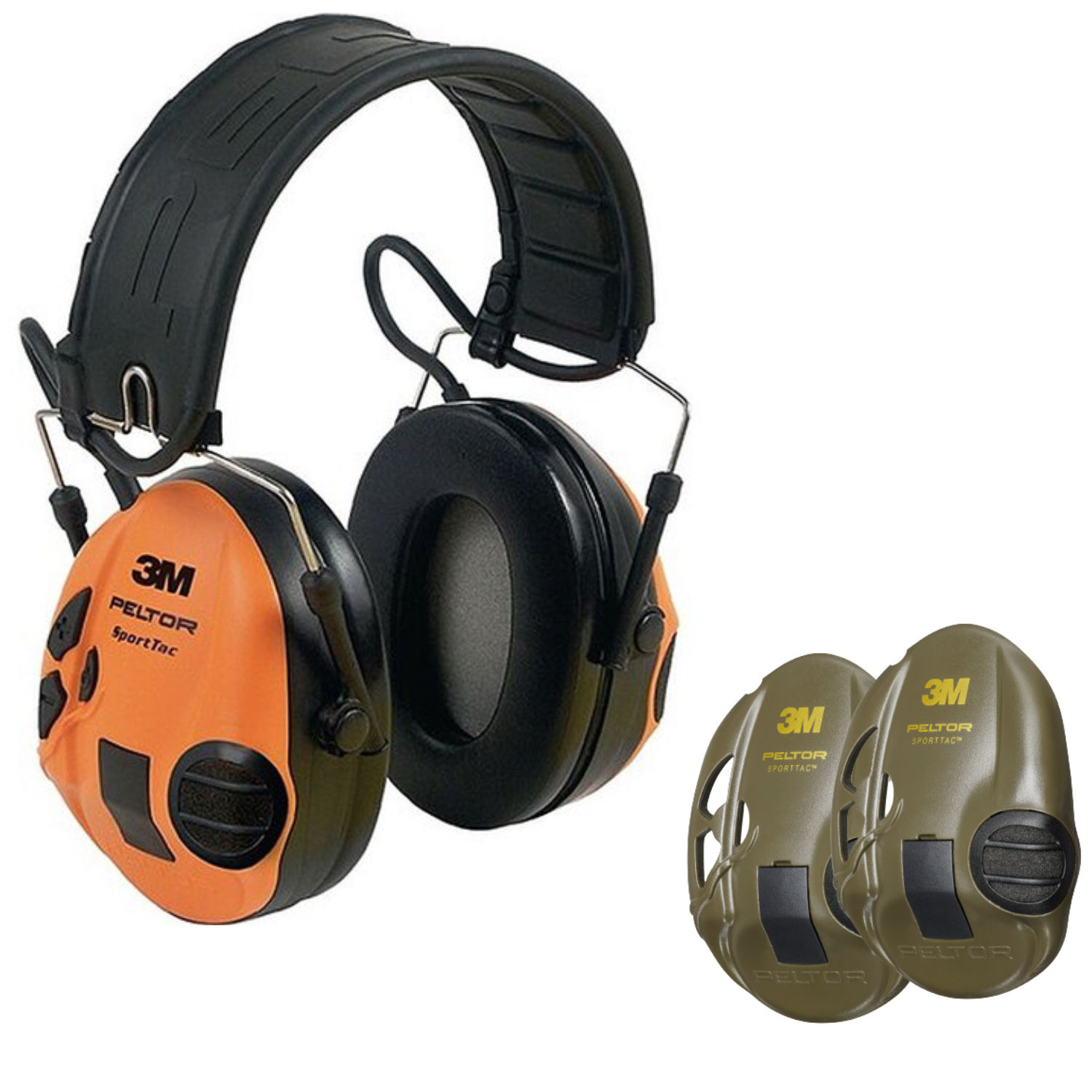3M Peltor SportTac oliv/orange Gehörschutz 3M Peltor SportTac oliv/orange Gehörschutz
