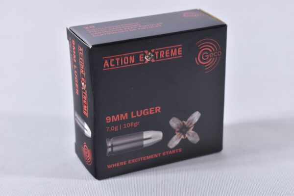 Geco 9mm Luger Action Extreme 108grs / 7