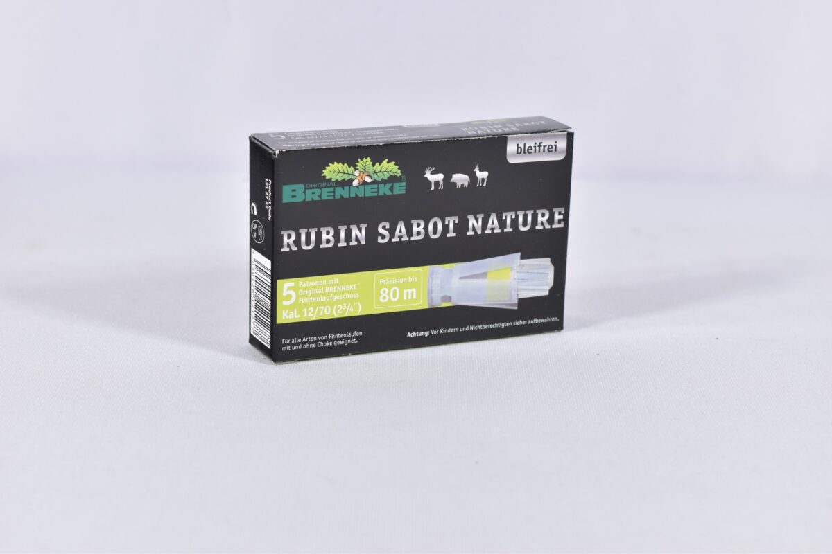 Brenneke 12/70 Rubin Sabot NATURE 19g Brenneke 12/70 Rubin Sabot NATURE 19g