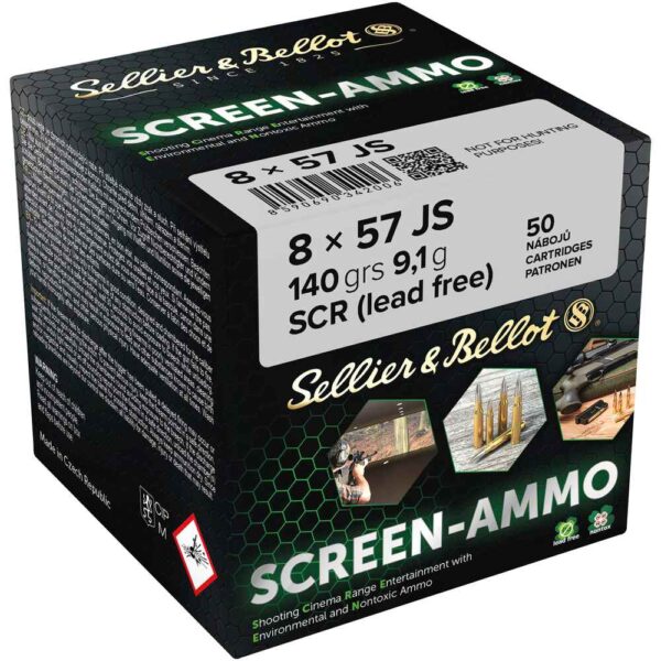 Sellier & Bellot 8x57JS Screen-Ammo 140grs / 9