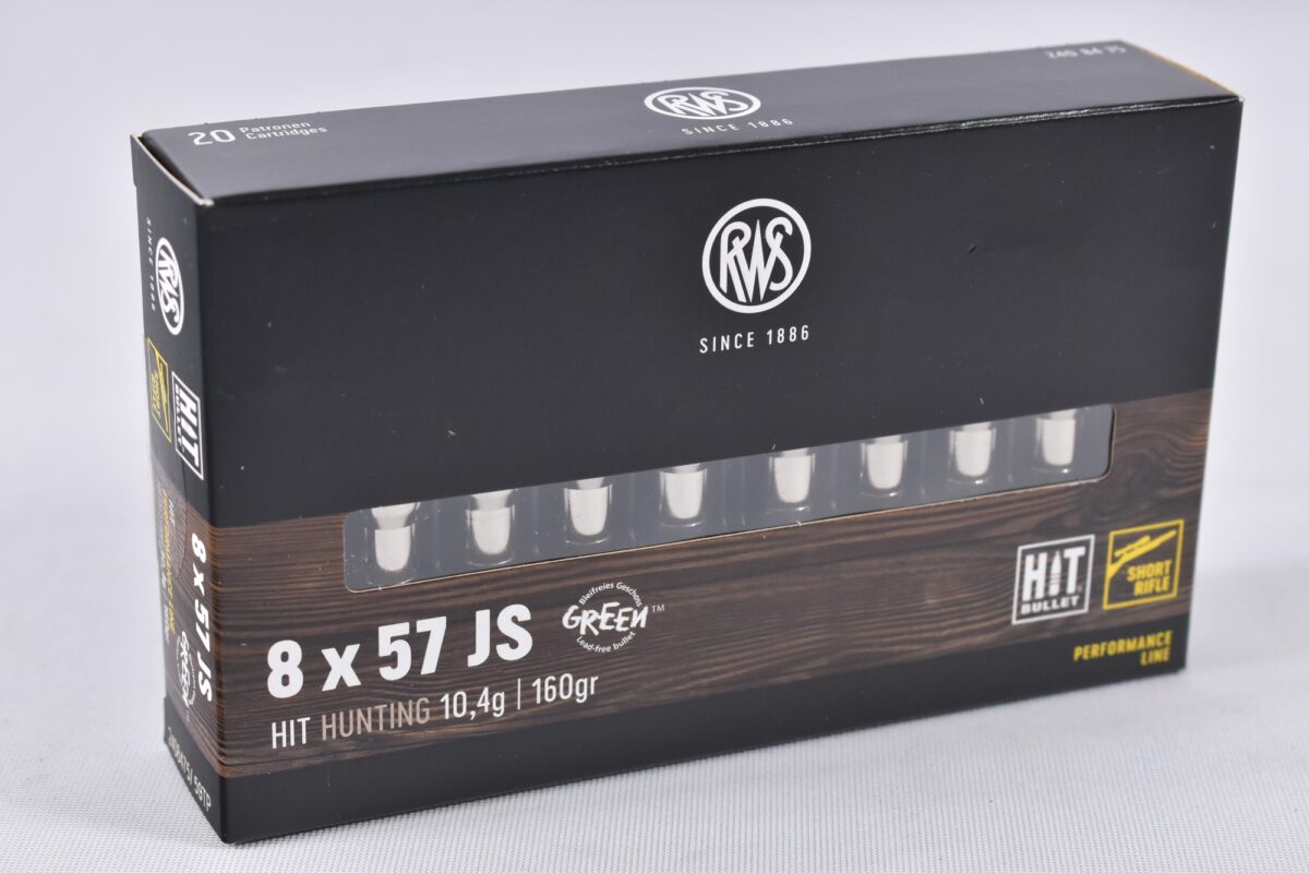 RWS 8x57JS HIT Short 160grs / 10 RWS 8x57JS HIT Short 160grs / 10