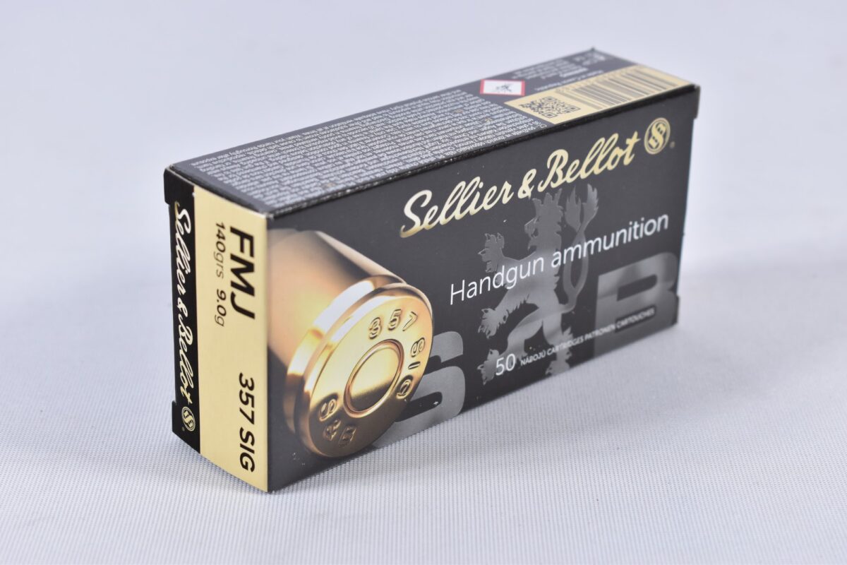 Sellier & Bellot .357 SIG FMJ 139grs / 9 Sellier & Bellot .357 SIG FMJ 139grs / 9