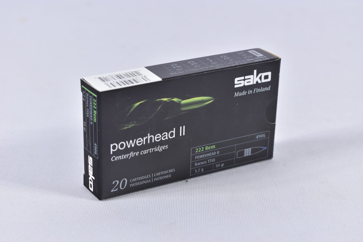 Sako .222 Rem Barnes TTSX 50grs / 3 Sako .222 Rem Barnes TTSX 50grs / 3