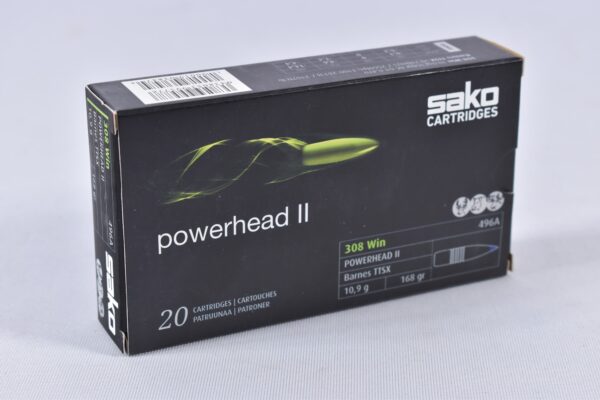 Sako .308 Win PH2 TTSX 168grs / 10