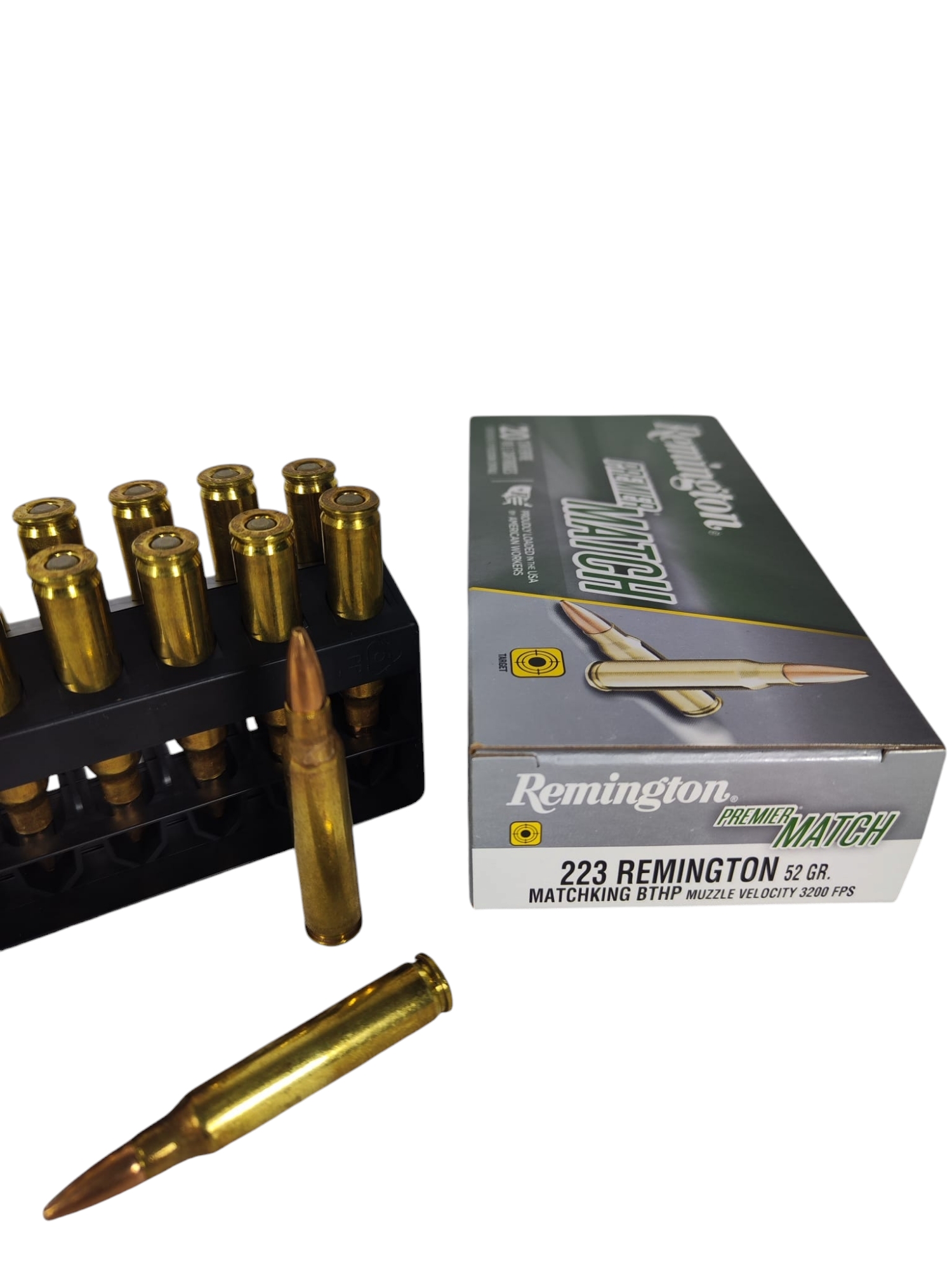 Remington .223 Rem Premier Match BTHP 52grs / 3 Remington .223 Rem Premier Match BTHP 52grs / 3