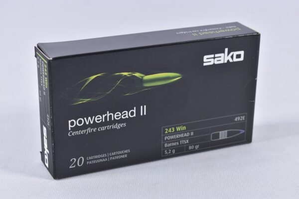 Sako .243 Win. Barnes TTSX 80grs / 5