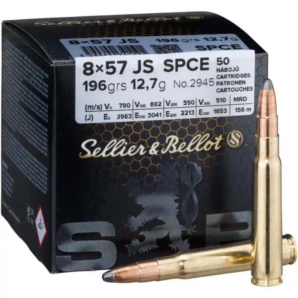 Sellier & Bellot 8x57JS SPCE 196grs / 12