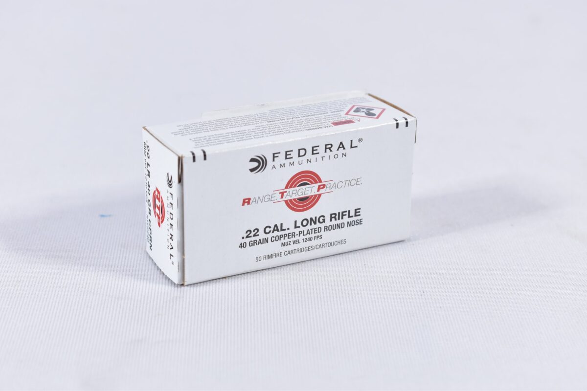 Federal .22 lr Copper Plated RN 40grs / 2 Federal .22 lr Copper Plated RN 40grs / 2