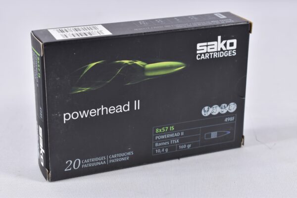 Sako 8x57JS PH2 TTSX 160grs / 10