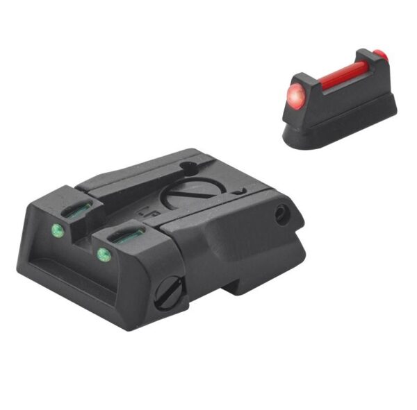 L.P.A. Fiber grün/Korn rot​ CZ SP01+2 Shadow Visierung