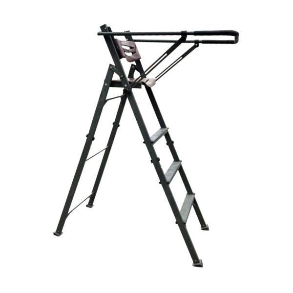 Fritzmann Ansitzstuhl aus Aluminium​ mit verstellbarer Gewehrauflag Ansitzstuhl