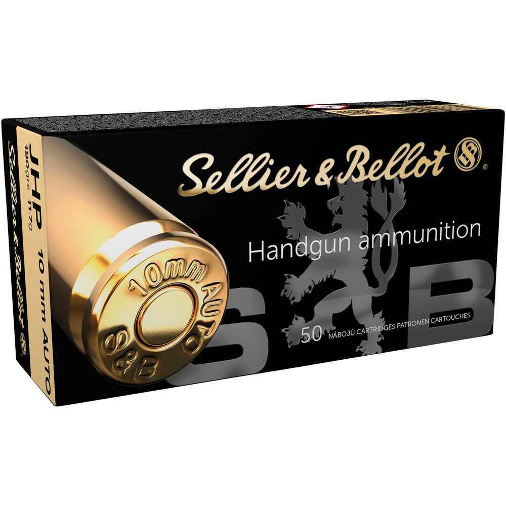 Sellier & Bellot 10mm Auto JHP 180grs / 11 Sellier & Bellot 10mm Auto JHP 180grs / 11