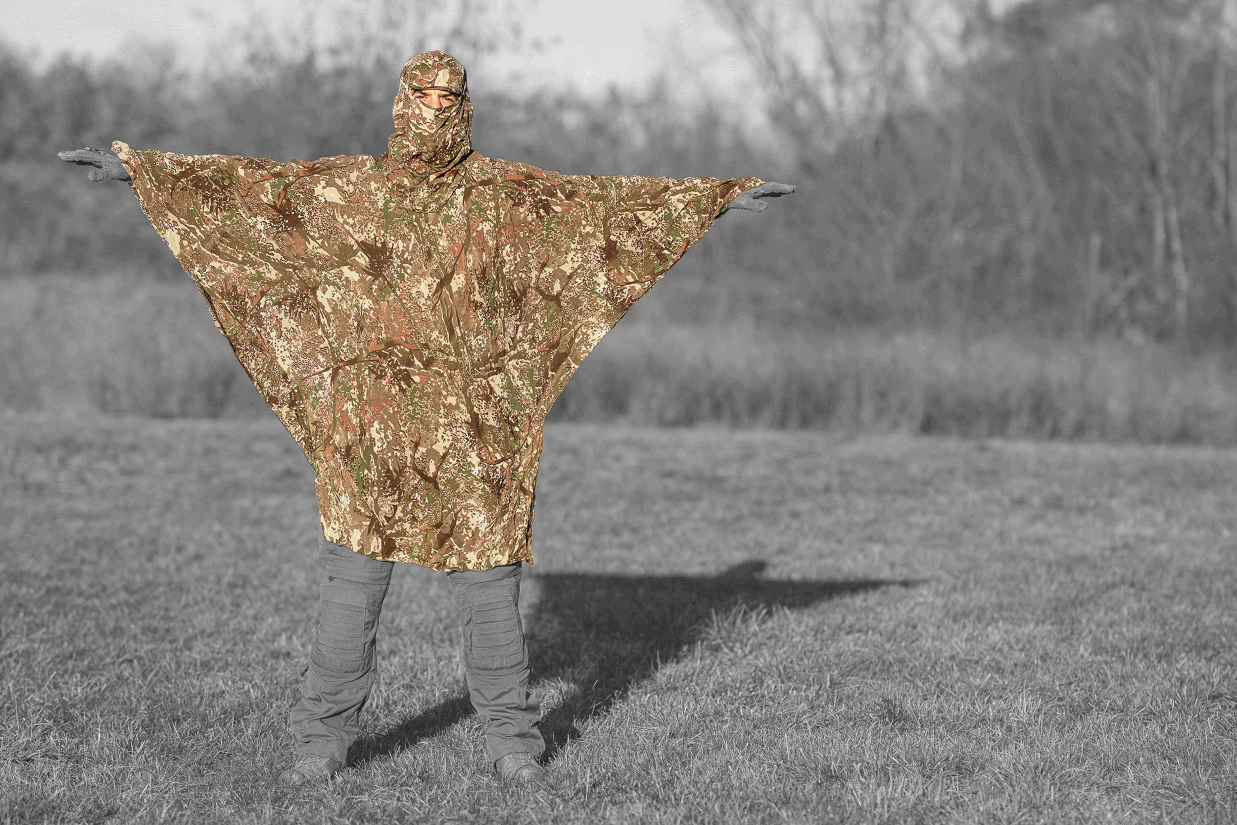 Ghosthood Compact-Poncho Concamo brown Tarnbekleidung Ghosthood Compact-Poncho Concamo brown Tarnbekleidung
