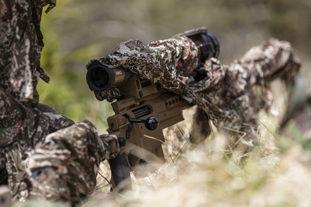 Ghosthood Rifle-Camo​ Concamo brown Tarnüberzug