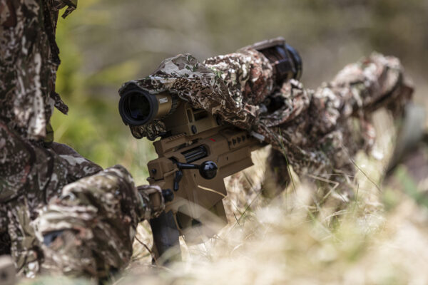 Ghosthood Rifle-Camo​ Concamo brown Tarnüberzug