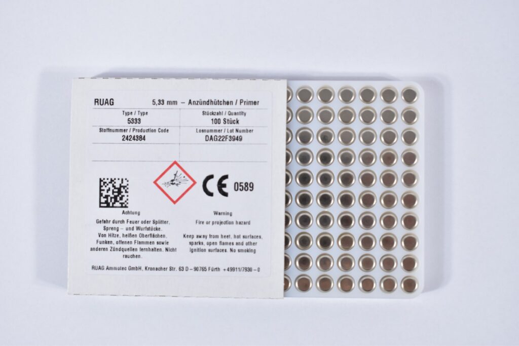 RWS SN Ambosszündhütchen 100STK​ Large Rifle Ma./ 5
