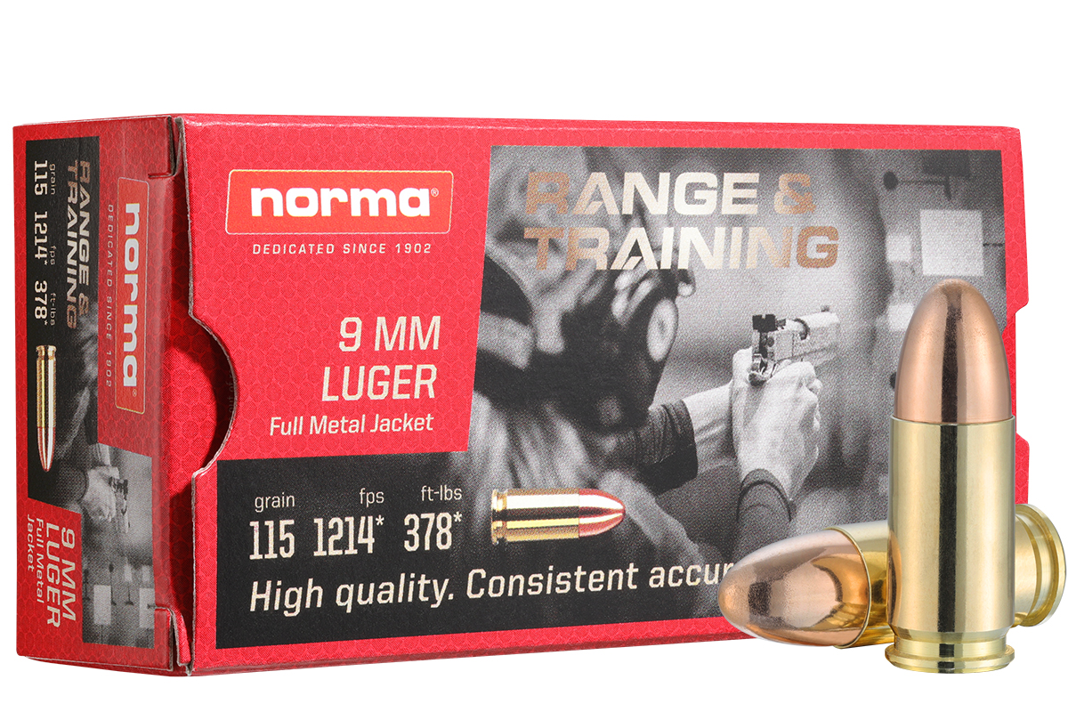 Norma 9mm Luger FMJ 115grs / 7 Norma 9mm Luger FMJ 115grs / 7