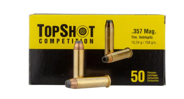 Topshot .357 Mag Teilmantel HP 158grs / 10