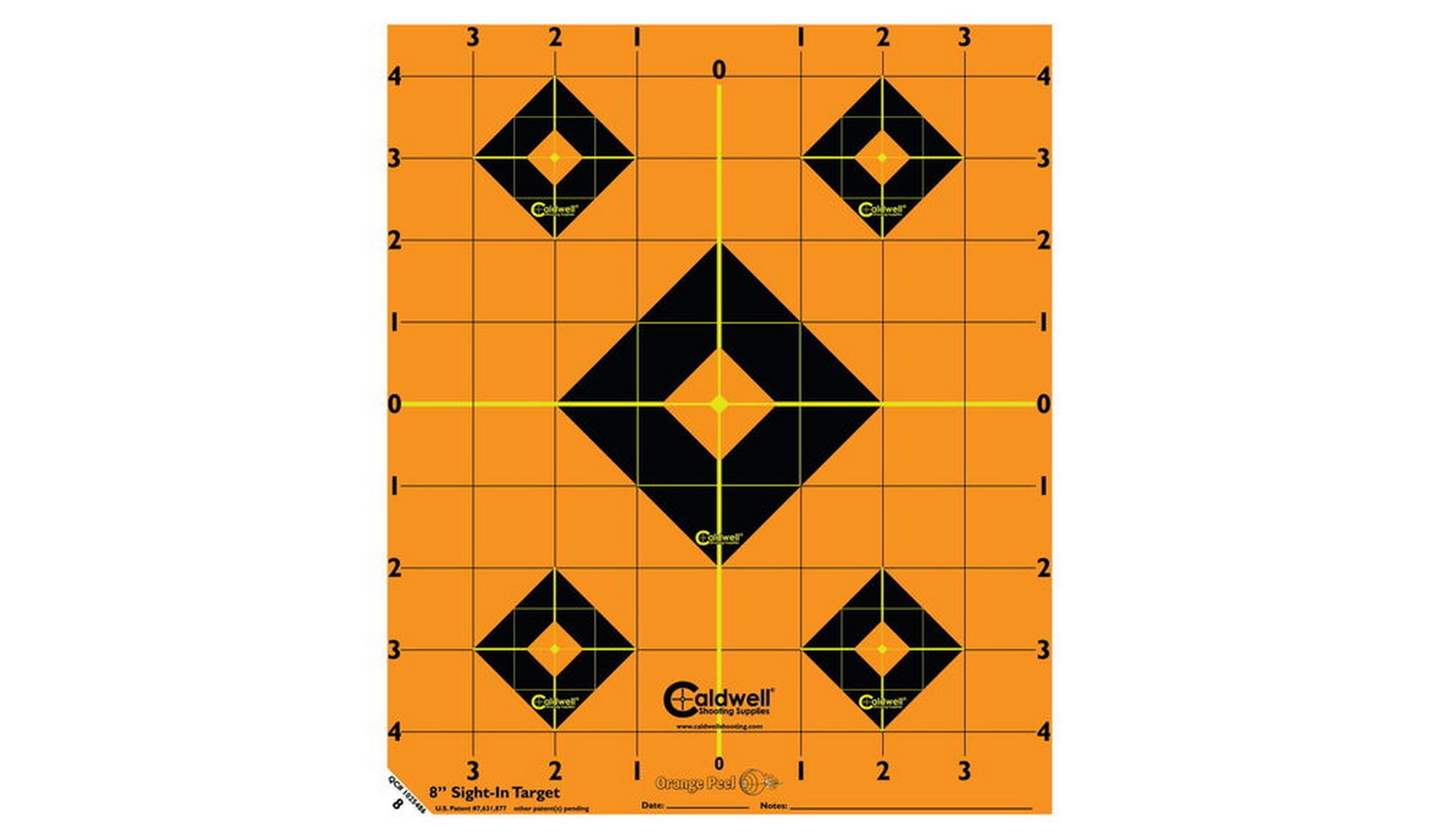 Caldwell Orange Peel 8'' Sight-In Target Caldwell Orange Peel 8'' Sight-In Target