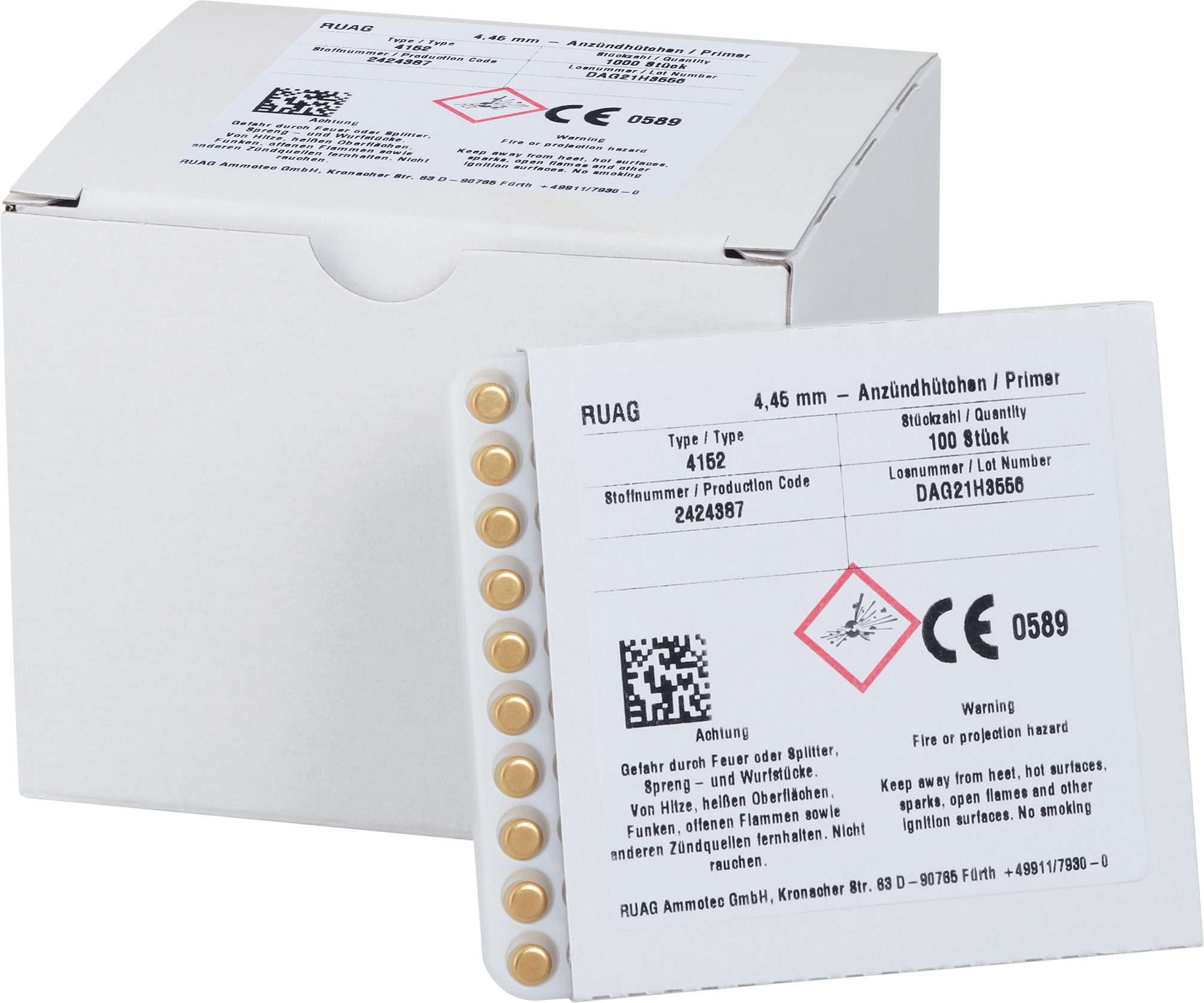 Geco Ambosszündhütchen 4 Geco Ambosszündhütchen 4