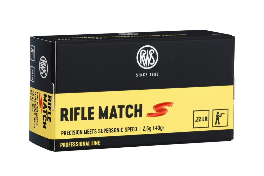RWS .22 lr Rifle Match 40grs / 2