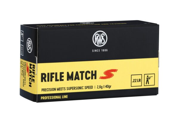 RWS .22 lr Rifle Match 40grs / 2
