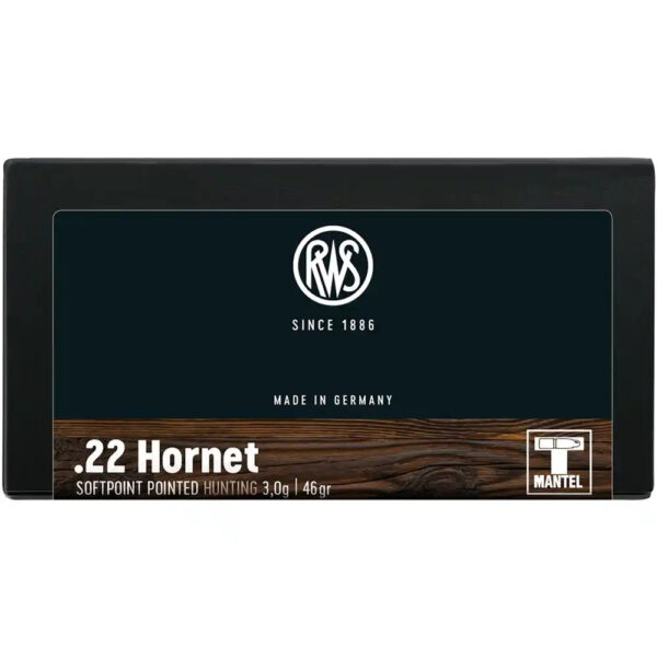 RWS .22 Hornet TMS 46grs / 3