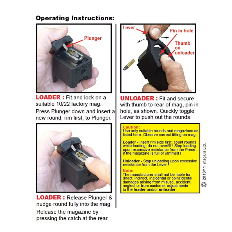 Maglula MAGLULA Magazinladehilfe Se​ für Ruger 10/22 Zubehör