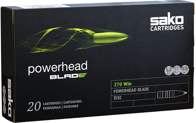 Sako .270 Win Powerhead Blade 120grs / 7 Sako .270 Win Powerhead Blade 120grs / 7