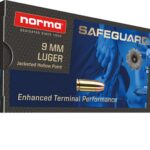 Norma 9mm Luger Safeguard JHP 124grs / 8