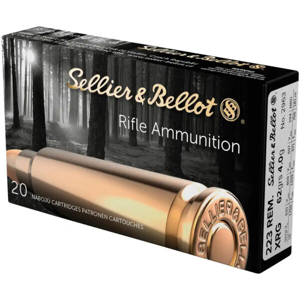 Sellier & Bellot .223 Rem XRG 62grs / 4