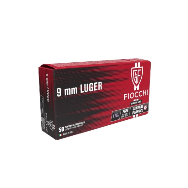 Fiocchi 9mm Luger FMJ 115grs / 7